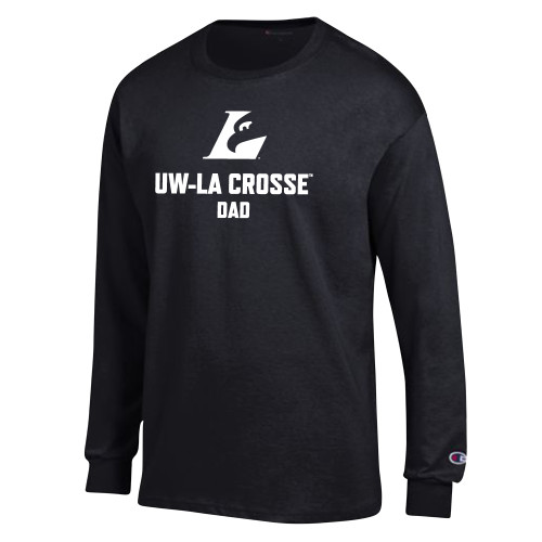  Champion Black Long Sleeve T Shirt - UWL Dad