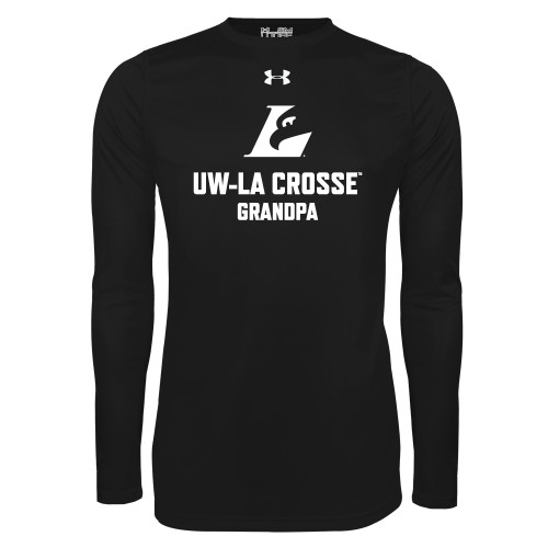  Under Armour Black Long Sleeve Tech Tee - UWL Grandpa