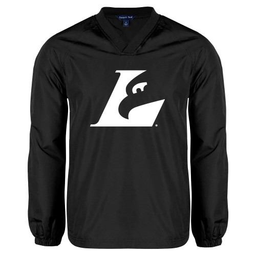  Black V Neck Raglan Windshirt - Eagle L