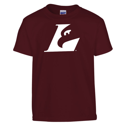  Youth Maroon T Shirt - Eagle L