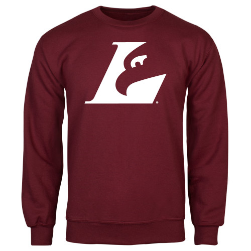  Maroon Fleece Crew - Eagle L
