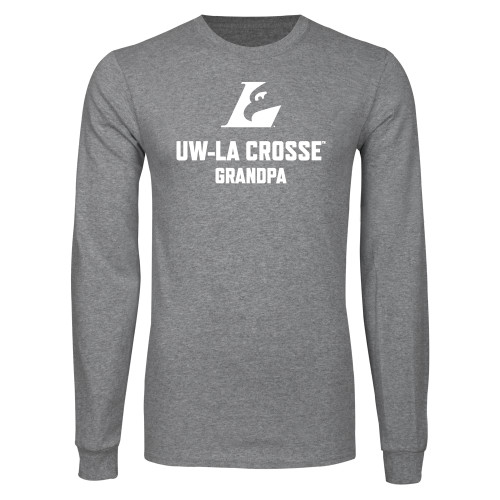  Grey Long Sleeve T Shirt - UWL Grandpa