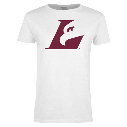  Womens White Short Sleeve Tee - Eagle L