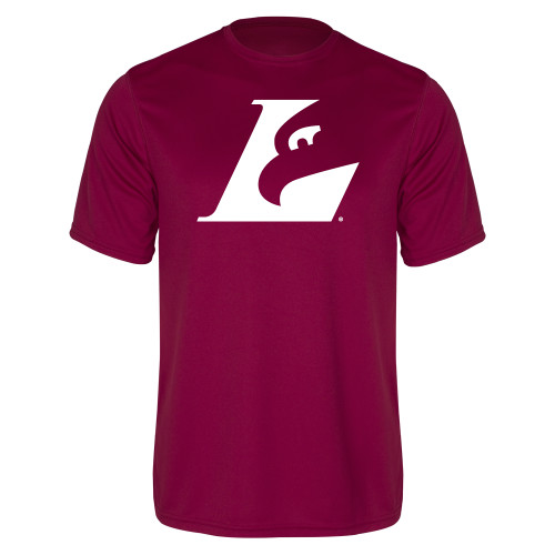 Wisconsin La Crosse Maroon Performance Tee