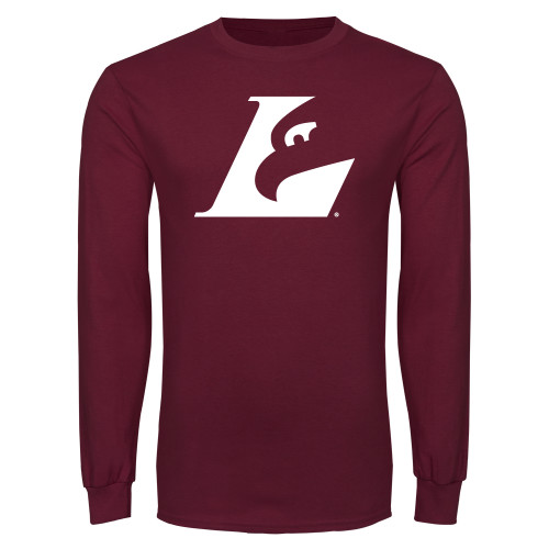  Maroon Long Sleeve T-Shirt - Eagle L