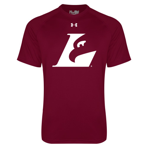  Under Armour Maroon Tech Tee - Eagle L