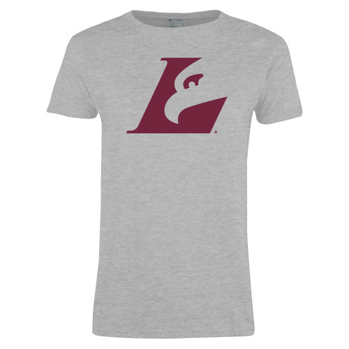 Womens Grey Short Sleeve Tee - Eagle L