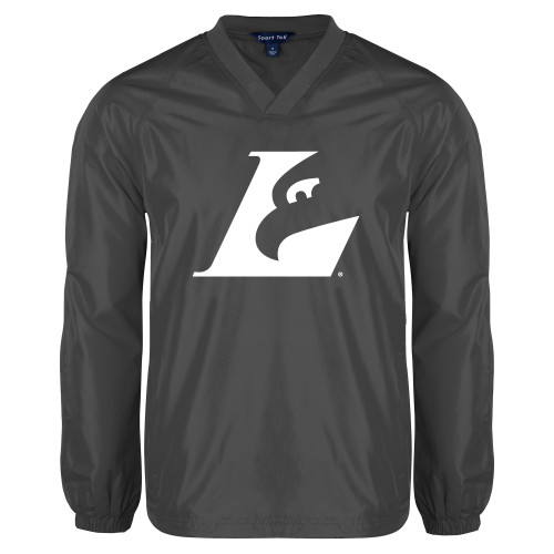  Charcoal V Neck Raglan Windshirt - Eagle L