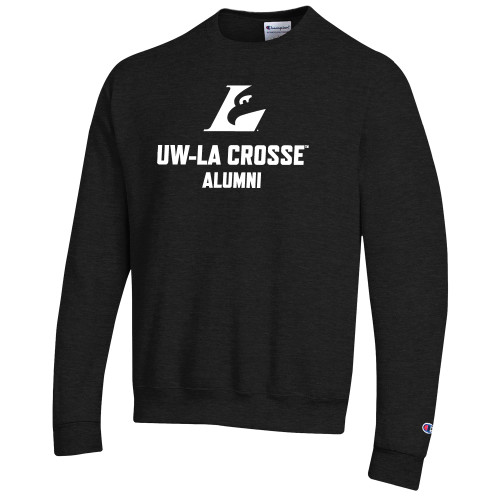  Champion Black Fleece Crew - UWL Alumni