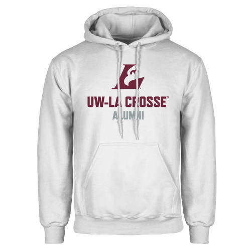  White Fleece Hoodie - UWL Alumni