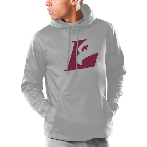  Under Armour Grey Armour Fleece Hoodie - Eagle L