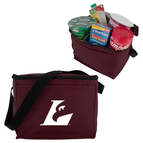  Six Pack Maroon Cooler - Eagle L