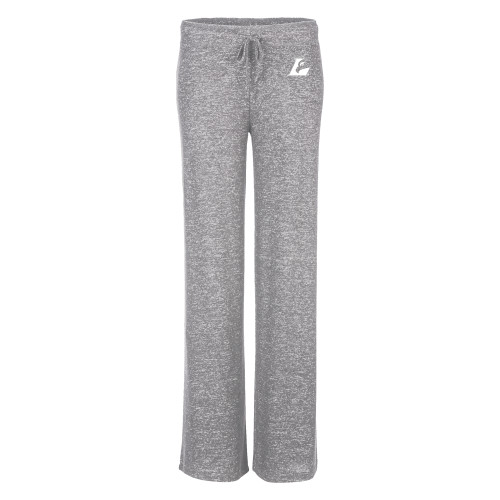  Boxercraft Womens Oxford Grey Heather Cuddle Wide Leg Pant - Eagle L EMB