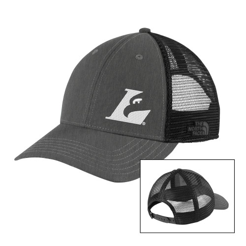  The North Face Grey Heather/Black Ultimate Trucker Hat - Eagle L EMB