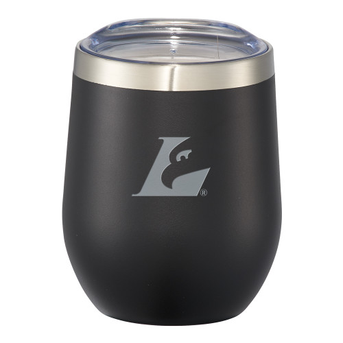  Corzo Vacuum Insulated Black Cup 12oz - Eagle L Engraved
