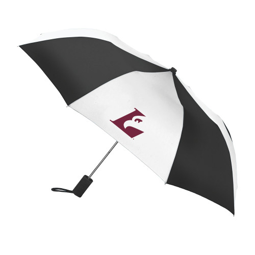  42 Inch Slim Stick Black/White Umbrella - Eagle L