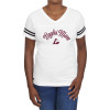 Thumbnail image for  Fall Rush Ladies White 60/40 Football Tee