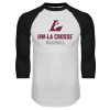 Thumbnail image for  White/Black Raglan Baseball T Shirt