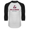 Thumbnail image for  White/Black Raglan Baseball T Shirt