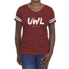 Thumbnail image for  Fall Rush Ladies Maroon 60/40 Football Tee