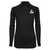 Thumbnail image for  Syntrel Womens Black Interlock 1/4 Zip