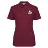 Thumbnail image for  Womens Silk Touch Maroon Pique Polo
