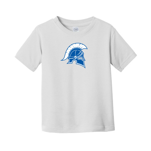  Toddler White T Shirt - Helmet Primary Athletic Mark