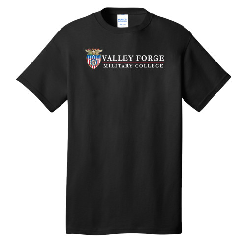  Extended Black T Shirt - VFMC Primary Institutional Mark