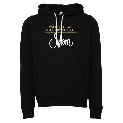  Bella + Canvas Black Fleece Hood - Mom