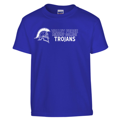  Youth Royal T Shirt - Valley Forge Military College Trojans