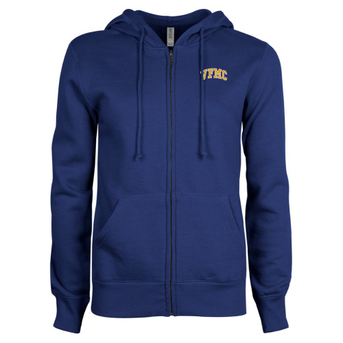  ENZA Womens Royal Fleece Full Zip Hoodie - Vintage VFMC Arched