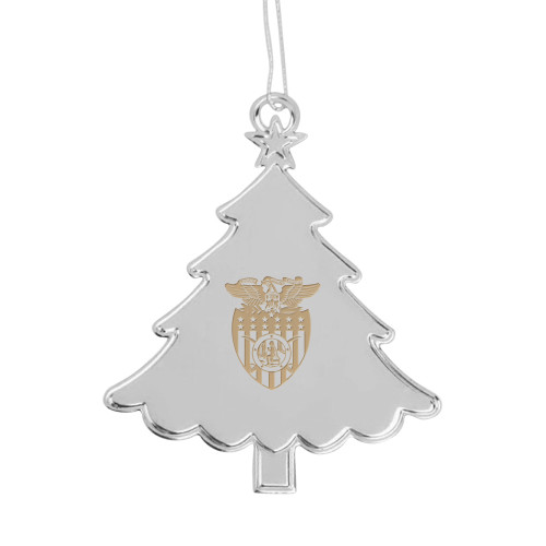  Silver Tree Ornament - Capshield Engraved