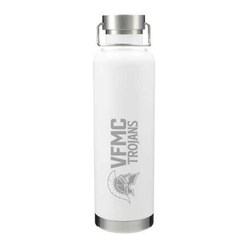 Thor Copper Vacuum Insulated White Bottle 32oz - VFMC Trojans Engraved