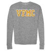 Thumbnail image for  Bella + Canvas Heather Grey Fleece Crew