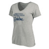 Thumbnail image for  Womens Plus Heather Grey V Neck T Shirt