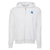 Thumbnail image for  Bella + Canvas Ash Grey Full Zip Hood
