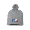 Thumbnail image for  Sportsman Heather Grey Pom Pom Cuffed Beanie