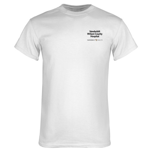  White T Shirt - Vanderbilt Wilson County Hospital Stacked