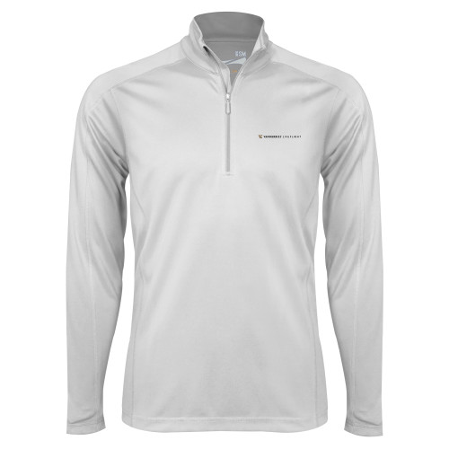  Syntrel White Interlock 1/4 Zip - Vanderbilt LIFEFLIGHT