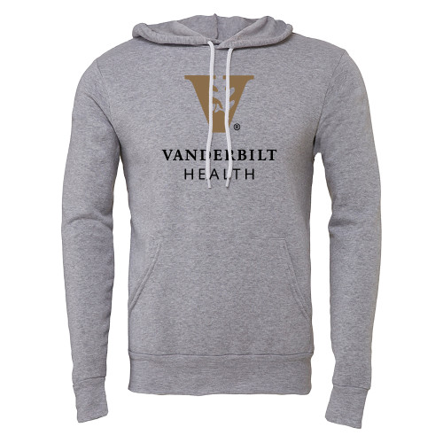 Vanderbilt Medical Center Bella + Canvas Heather Grey Fleece Hood