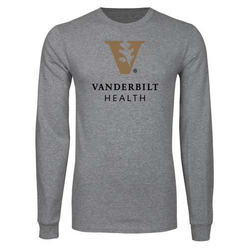  Grey Long Sleeve T Shirt - Vanderbilt Health