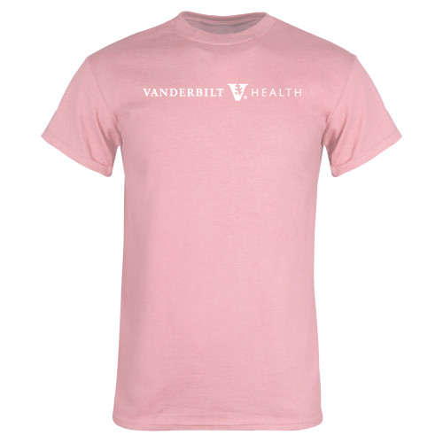  Light Pink T-Shirt - Vanderbilt Health Flat