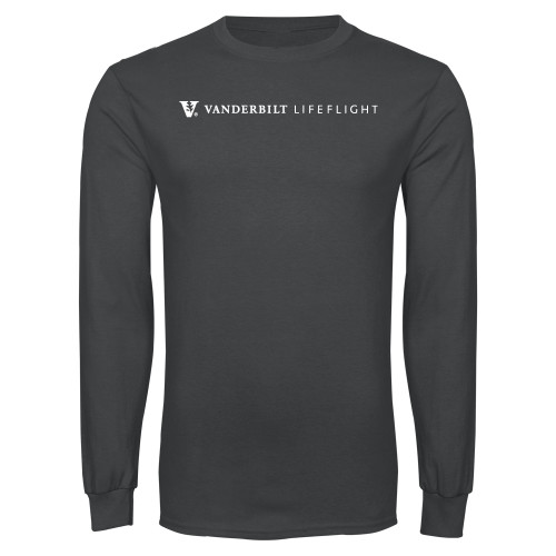  Charcoal Long Sleeve T Shirt - Vanderbilt LIFEFLIGHT