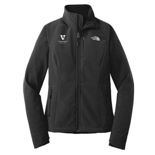  The North Face Womens Black Apex Barrier Softshell Jacket - Vanderbilt Health EMB