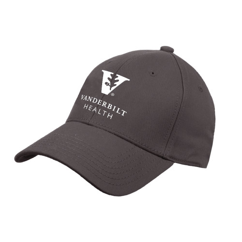  Charcoal Structured Adjustable Pro Style Hat - Vanderbilt Health EMB