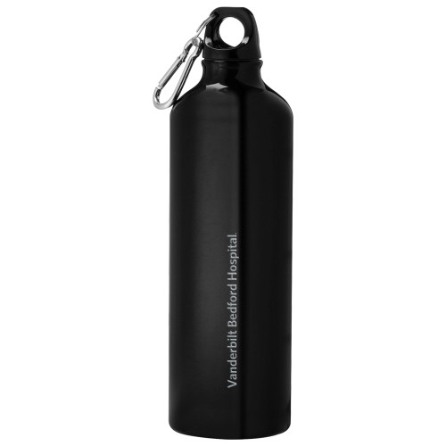  Venture Aluminum Black Bike Bottle 26oz - Vanderbilt Bedford Hospital Engraved