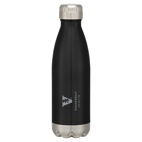  Swig Stainless Steel Black Bottle 16oz - Vanderbilt Health Engraved