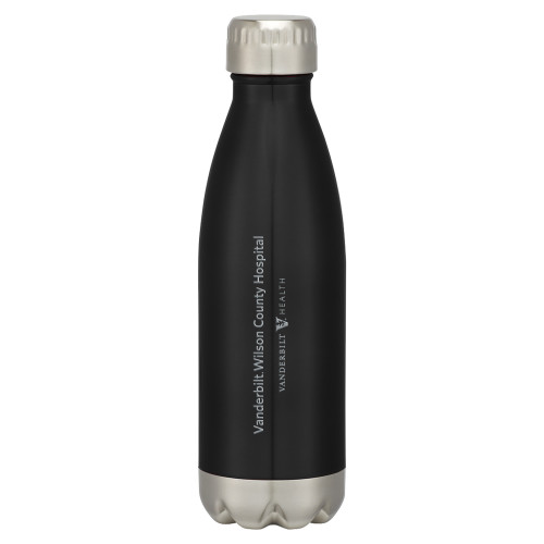  Swig Stainless Steel Black Bottle 16oz - Vanderbilt Wilson County Hospital Engraved