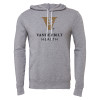 Thumbnail image for  Bella + Canvas Heather Grey Fleece Hood