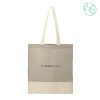 Thumbnail image for  Split Recycled Grey Cotton Twill Convention Tote